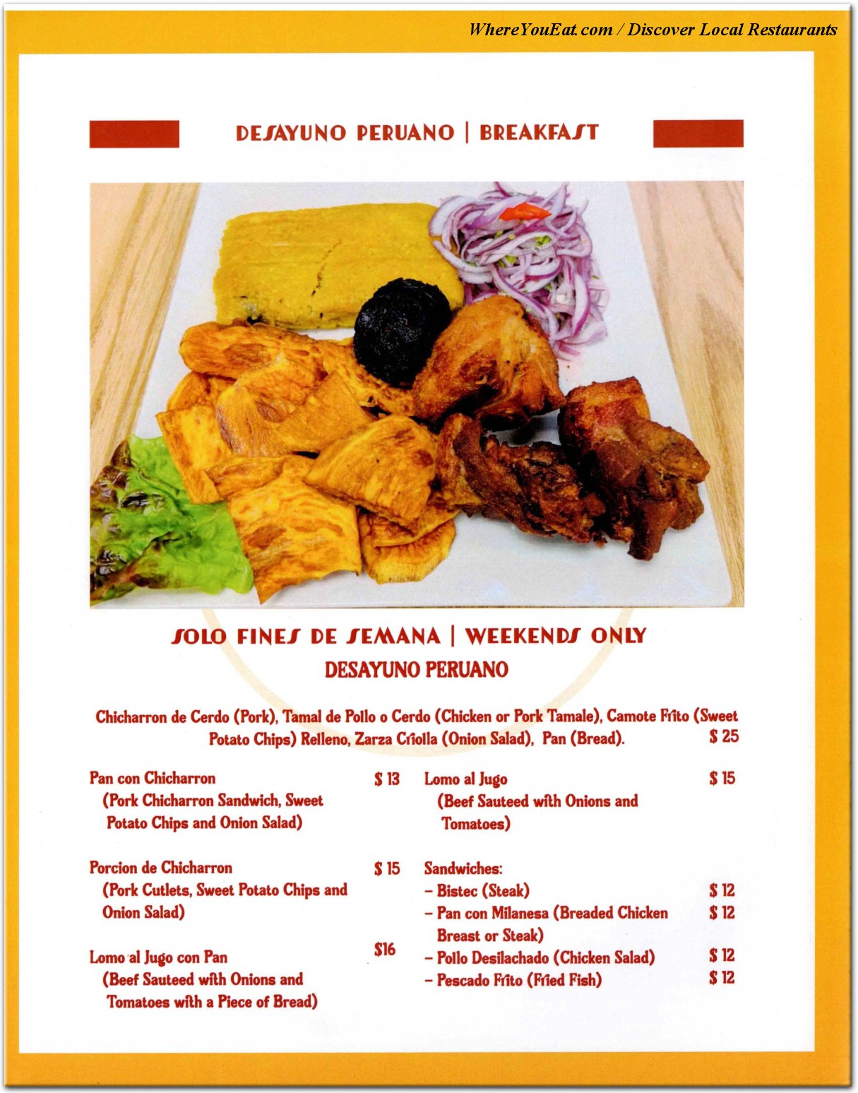 Our Foods